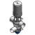 Standard, Balanced Lower Plug, Spiral Clean None, No Leakage Chamber Cleaning, DN-80 - Mixproof Valve
