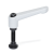 GN306 KD - Adjustable hand levers, Type KD, Spherical end with swivel thrust pad