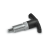GN817.4 - Stainless-Steel Indexing plungers, with T-Handle, Type BK, without rest position, with lock nut