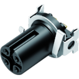M12, series 713, Automation Technology - Sensors and Actuators - integrated socket