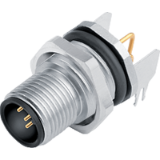 M12, series 763, Automation Technology - Sensors and Actuators - ---male angled panel mount connector