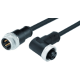 7/8", series 870, Automation Technology - Voltage and Power Supply - connection cable male cable connector - female angled connector