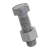BN 20728 - Set of SB bolts fully threaded for non-preloaded structural bolting assemblies (EN 15048; ISO 4017; ISO 4032), cl. 8.8, hot dip galvanized