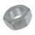 BN 20539 - Hex nuts ~0,8d (DIN 934; ~ISO 4032), cl. 8, zinc plated blue with CresaCoat® C 313 Silver