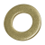 BN 717 - Flat washers without chamfer (DIN 125-1 A; ~ISO 7089), steel, zinc plated yellow