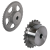 MAE-KR-KRS-20B-1 - Sprockets KRS with One-Sided Hub, ISO 20 B-1, Pitch 1 1/4 x 3/4“