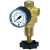 Pressure regulators for water, incl. pressure gauge - Brass