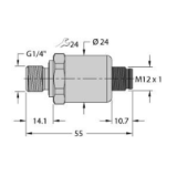 100000832 - Pressure Transmitter, With Current Output (2-Wire)